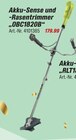 Akku-Sense und -Rasentrimmer "OBC1820B" Angebote von ryobi bei toom Baumarkt Darmstadt für 179,99 €