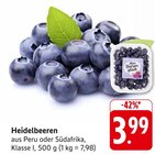 EDEKA Fränkisch-Crumbach - Heidelbeeren Angebot im Prospekt Heidelbeeren bei EDEKA im Fränkisch-Crumbach Prospekt für 3,99 €