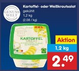 Kartoffelsalat von Genuss Welt für 2,49 € bei Netto Marken-Discount im Angebot Kartoffelsalat von Genuss Welt im aktuellen Netto Marken-Discount Prospekt