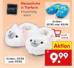 Hausschuhe in Tierform Angebote bei Netto Marken-Discount Laatzen für 9,99 €