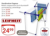 Standtrockner Pegasus im Angebot bei GLOBUS in Krefeld Standtrockner Pegasus Angebote von Leifheit bei GLOBUS Krefeld für 24,99 €
