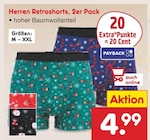 Herren Retroshorts, 2er Pack für 4,99 € bei Netto Marken-Discount im Angebot Herren Retroshorts, 2er Pack im aktuellen Netto Marken-Discount Prospekt