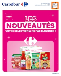 Catalogue Carrefour "LES NOUVEAUTÉS : VOTRE SÉLECTION À NE PAS MANQUER !" à Saint-Rémy et alentours, 15 pages, 06/10/2025 - 02/11/2025