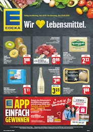 EDEKA Prospekt: "Wir lieben Lebensmittel!", 8 Seiten, 10.02.2025 - 15.02.2025