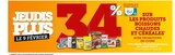 U Express Paris - Promo 34% REVERSÉS SUR MA CARTE U SUR LES PRODUITS BOISSONS CHAUDES ET CÉRÉALES Promo 34% REVERSÉS SUR MA CARTE U SUR LES PRODUITS BOISSONS CHAUDES ET CÉRÉALES à dans le catalogue U Express à Paris