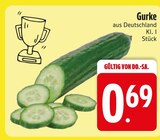 Gurke im EDEKA Prospekt Gurke von im aktuellen EDEKA Prospekt für 0,69 €