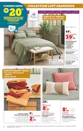 Promos Maison dans le catalogue "Le Blanc À PRIX BAS" de Super U à la page 8