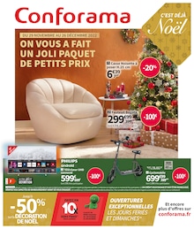 Prospectus Conforama "On vous a fait un joli paquet de petits prix", 52 pages, 29/11/2022 - 26/12/2022