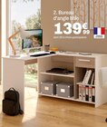 Bureau d'angle Milo en promo chez But Gennevilliers à 139,99 €