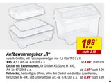 Aufbewahrungsbox „R“ im Angebot bei toom Baumarkt in Karlsruhe Aufbewahrungsbox „R“ Angebote bei toom Baumarkt Karlsruhe für 1,99 €