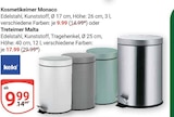 Kosmetikeimer Monaco im Angebot bei GLOBUS in Erfurt Kosmetikeimer Monaco Angebote von kela bei GLOBUS Erfurt für 9,99 €