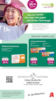 Aktueller mea - meine apotheke Prospekt "Unsere Juli-Angebote" für Krefeld Aktueller mea - meine apotheke Prospekt für Krefeld mit Seiten