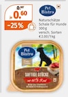 Schal im Müller Prospekt Naturschätze Schale für Hunde von Pet Bistro im aktuellen Müller Prospekt für 0,60 €