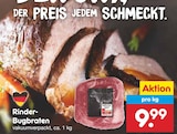 Rinder-Bugbraten Angebote bei Netto Marken-Discount Niederkassel für 9,99 €