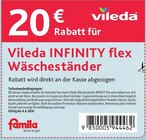 INFINITY flex Wäscheständer Angebote von Vileda bei famila Nordost Neustadt