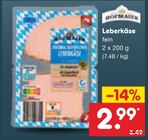 Leberkäse fein für 2,99 € bei Netto Marken-Discount im Angebot Leberkäse fein im aktuellen Netto Marken-Discount Prospekt
