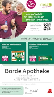 mea - meine apotheke Prospekt der Woche "Unsere September-Angebote" Seite 1, 01.09.2025 bis 30.09.2025 für Magdeburg Aktueller mea - meine apotheke Prospekt "Unsere September-Angebote" Seite 1 von 4 Seiten für Magdeburg