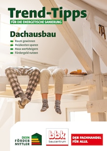 Aktueller Baubedarf Konz Prospekt (Saarburg, 10 Seiten zum blättern Baubedarf Konz Prospekt Trend-Tipps für die energetische Sanierung mit 10 Seiten