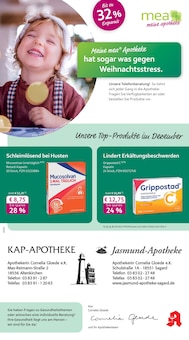 Aktueller mea - meine apotheke Prospekt (Altenkirchen, Vorpommern-Rügen, 4 Seiten zum blättern mea - meine apotheke Prospekt Unsere Dezember-Angebote mit 4 Seiten
