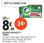 Lessive capsules - ARIEL dans le catalogue E.Leclerc