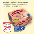 Thunfisch-Filets in Olivenöl im Angebot bei GLOBUS in Halle Thunfisch-Filets in Olivenöl Angebote von Saupiquet bei GLOBUS Halle für 2,49 €