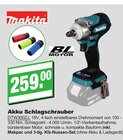 Akku Schlagschrauber Angebote von Makita bei EGGER Fachmarkt Landshut für 259,00 €