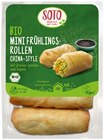 Spinat-Cashew-Röllchen oder Mini Frühlingsrollen Angebote von Soto bei REWE Rheda-Wiedenbrück für 2,49 €