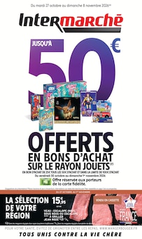 Catalogue Intermarché Hyper de la semaine 44, "Intermarché", page 1, 27/10/2026 - 08/11/2026 Prospectus Intermarché Hyper en cours, "Intermarché", page 1 sur 48