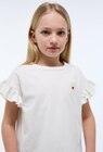 T-shirt manches volantées en coton - Monoprix Suresnes à Boulogne-Billancourt T-shirt manches volantées en coton en promo chez Monoprix Suresnes Boulogne-Billancourt à 5,99 €