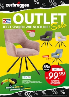 Zurbrüggen Prospekt "OUTLET SALE!" mit  Seiten (Unna)