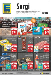 Schweinefleisch im EDEKA Prospekt "Aktuelle Angebote" mit 24 Seiten (Moers)