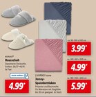 Hausschuh oder Jersey-Spannbettlaken Angebote von esmara bei Lidl Tübingen für 4,99 €