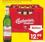 Original Czech Imported Lager Angebote von Budweiser Budvar bei Netto Marken-Discount Magdeburg für 12,99 €
