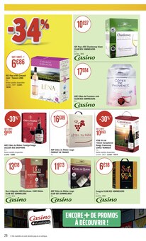 Promo Vin dans le catalogue Casino Supermarchés du moment à la page 26