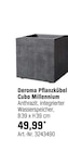 Aktuelles Deroma Pflanzkübel Cubo Millennium Angebot bei OBI in Stuttgart ab 49,99 €