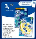 Kraft Aktiv Duftspüler Blau Angebote von WC Frisch bei budni Lüneburg für 3,39 €
