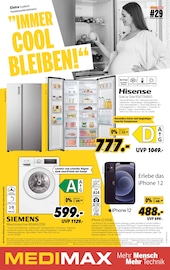 Aktueller MEDIMAX Prospekt mit Kühlschrank, "IMMER COOL BLEIBEN!", Seite 1