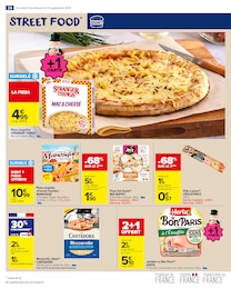 Prix et réduction Pizza surgelée dans le prospectus Carrefour Market en cours Offre Pizza surgelée dans le catalogue Carrefour Market du moment à la page 28