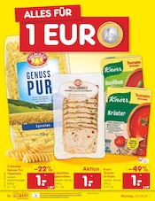 Nudeln im Netto Marken-Discount Prospekt in Wismar Aktueller Netto Marken-Discount Prospekt mit Nudeln, "Aktuelle Angebote", Seite 22