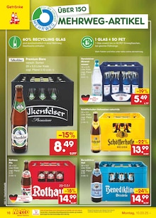 Bier im Netto Marken-Discount Prospekt "Aktuelle Angebote" mit 56 Seiten (Pforzheim)