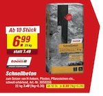 Schnellbeton Angebote bei toom Baumarkt Jena für 6,99 €