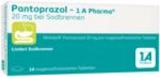 Pantoprazol - 1 A Pharma® 20 mg bei Sodbrennen magensaftresistente Tabletten bei Goethe Apotheke im Taunus Carre im Friedrichsdorf Prospekt für 5,88 €