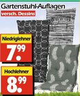Wreesmann - Gartenstuhl-Auflagen Niedriglehner Angebot im Prospekt Gartenstuhl-Auflagen Niedriglehner bei Wreesmann im Prospekt "" für 7,99 €