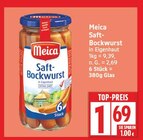 Saft-Bockwurst von Meica für 1,69 € bei EDEKA im Angebot Saft-Bockwurst von Meica im aktuellen EDEKA Prospekt