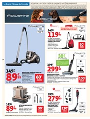 Promos Aspirateur dans le catalogue "LE GRAND MÉNAGE DE RENTRÉE" de Auchan Hypermarché Aspirateur en promo dans le catalogue Auchan Hypermarché à la page 26