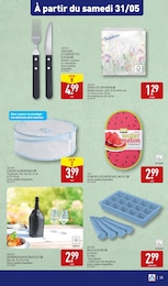 Prix et réduction Couteaux dans le prospectus Aldi en cours Offre Couteaux dans le catalogue Aldi du moment à la page 35