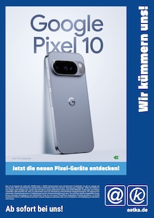 Aktueller aetka Prospekt (Baden-Baden, 1 Seite zum blättern aetka Prospekt Google Pixel 10 mit 1 Seite