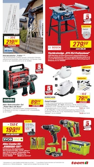 Bohrmaschine im toom Baumarkt Prospekt "Respekt, wer's selber macht." mit 22 Seiten (Mönchengladbach)
