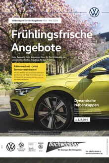 Aktueller Volkswagen Prospekt "Frühlingsfrische Angebote" Seite 1 von 1 Seite für Berchtesgaden