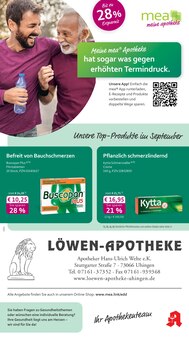 Aktueller mea - meine apotheke Prospekt "Unsere September-Angebote" Seite 1 von 4 Seiten für Uhingen